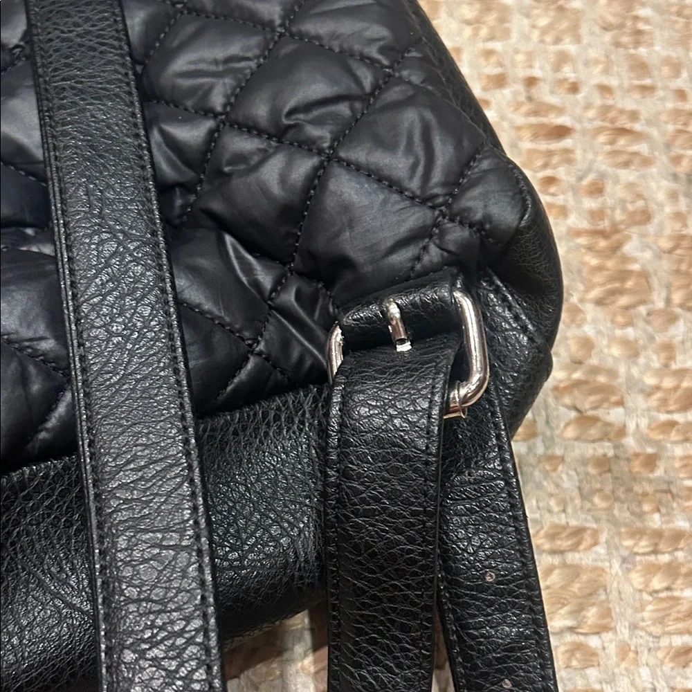 Kenneth Cole Reaction Quilted Black Backpack
